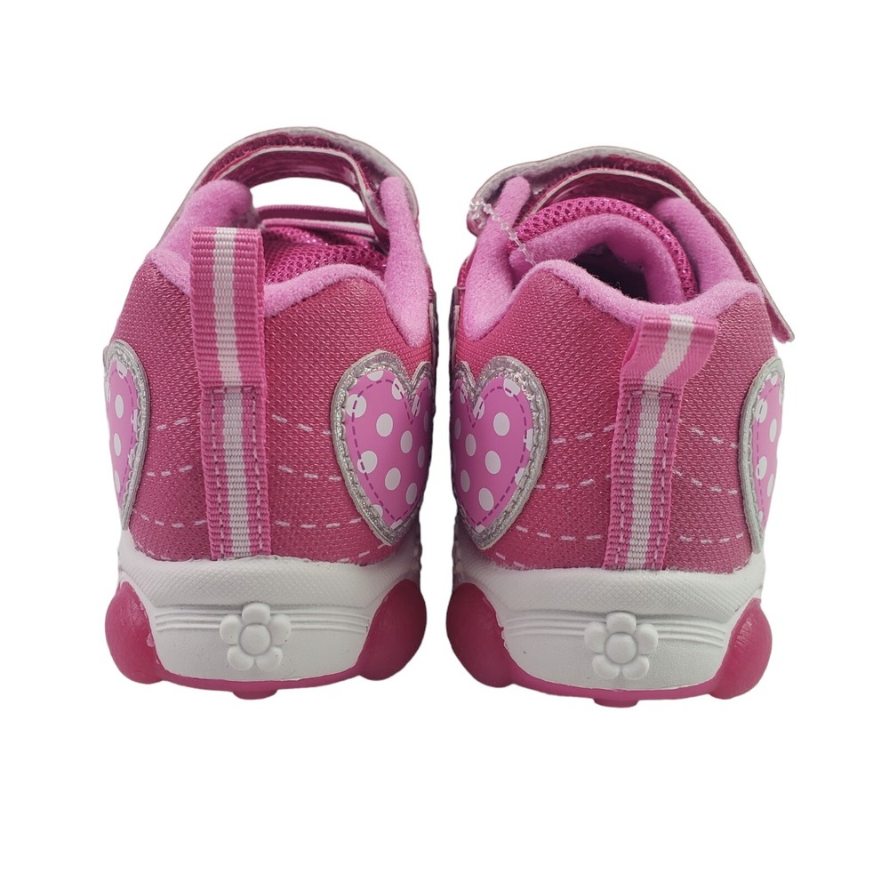 Disney Girls' Minnie Mouse Shoes LED Light Up Shoes Pink Size 8 (16 Cent) New - Picture 5 of 16